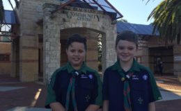 Cathal and Jack - Scouts